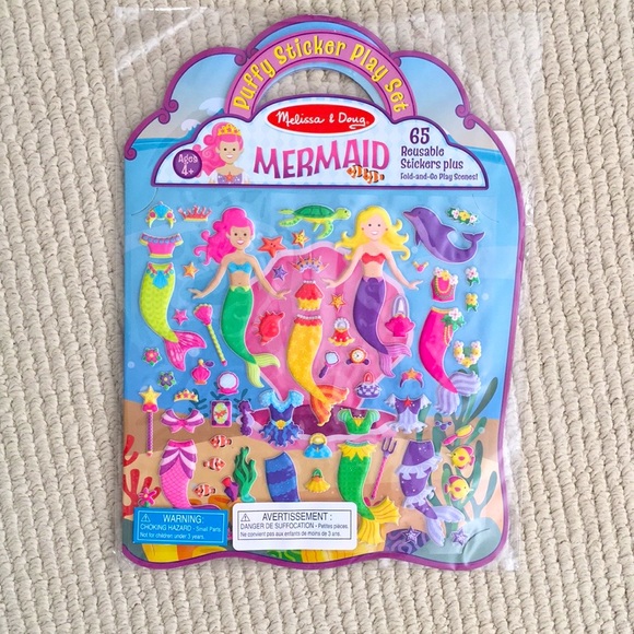 COPY - New Dress-Up (1)and Mermaid (1)Puffy Sticker Play Set  + Reusable sticke… - Picture 6 of 15